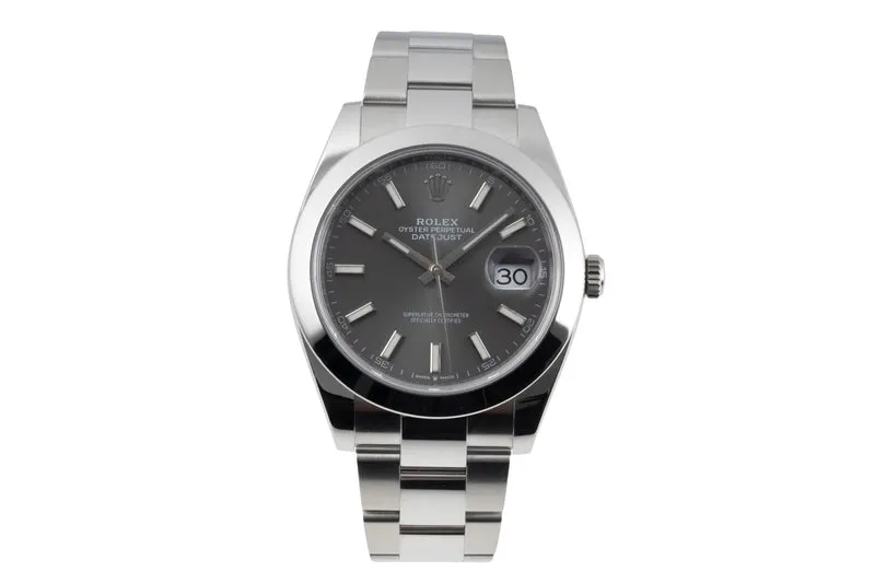 Rolex Datejust steel automatic men's watch 126300 [2604651]