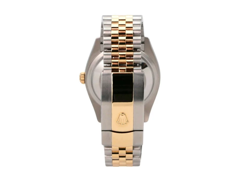 Rolex Datejust 36 Oystersteel Gelbgold 126233 Golden Palmenmuster Jubile-Band