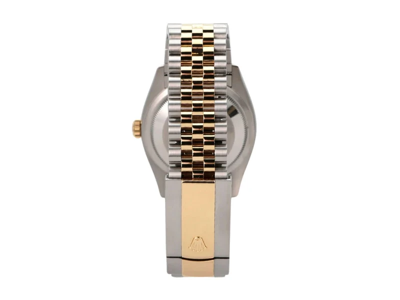 Rolex Datejust 36 Edelstahl Gold 126233 Silber R Diamant Jubile-Band