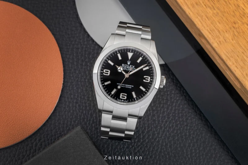 Rolex Explorer steel automatic men's watch 224270 [2604742]