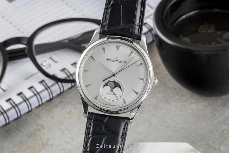 Jaeger LeCoultre Master Ultra Thin steel automatic men's watch Q1368420 , 176.8.64.S [2604676]