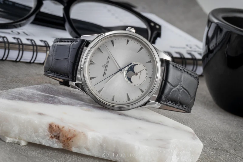 Jaeger LeCoultre Master Ultra Thin steel automatic men's watch Q1368420 , 176.8.64.S [2604676]