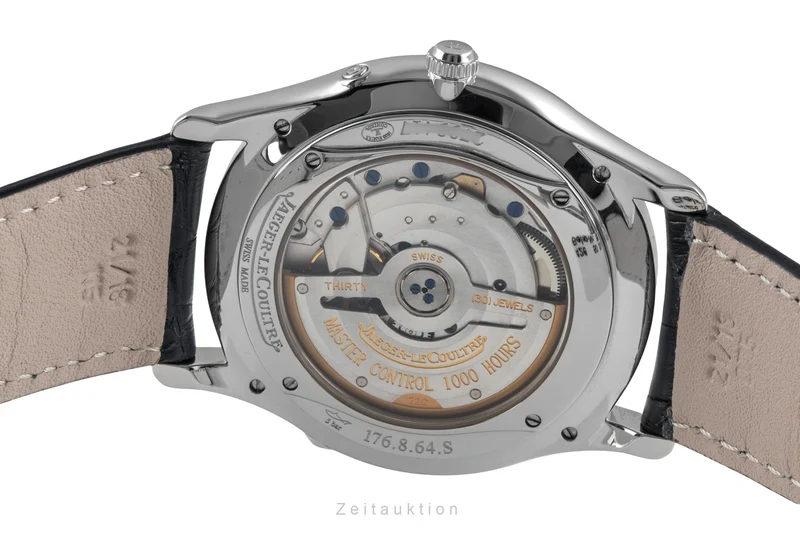 Jaeger LeCoultre Master Ultra Thin steel automatic men's watch Q1368420 , 176.8.64.S [2604676]