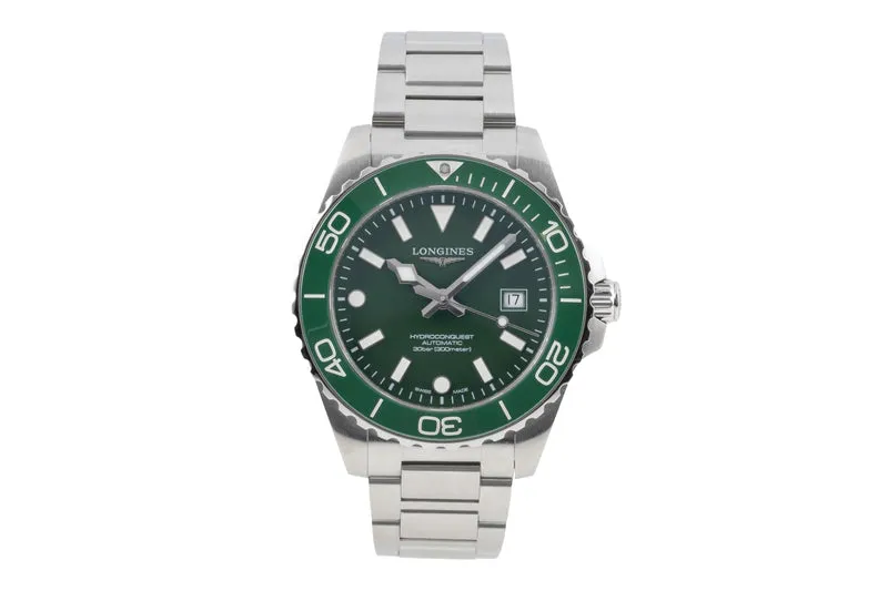 Longines Hydro Conquest steel automatic men's watch L3.788.4.06.6 LP: 2150EUR [2604727]
