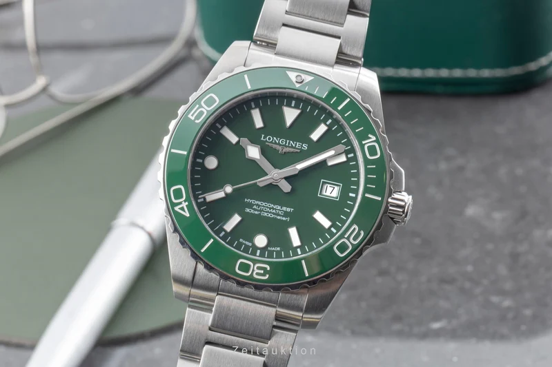 Longines Hydro Conquest steel automatic men's watch L3.788.4.06.6 LP: 2150EUR [2604727]
