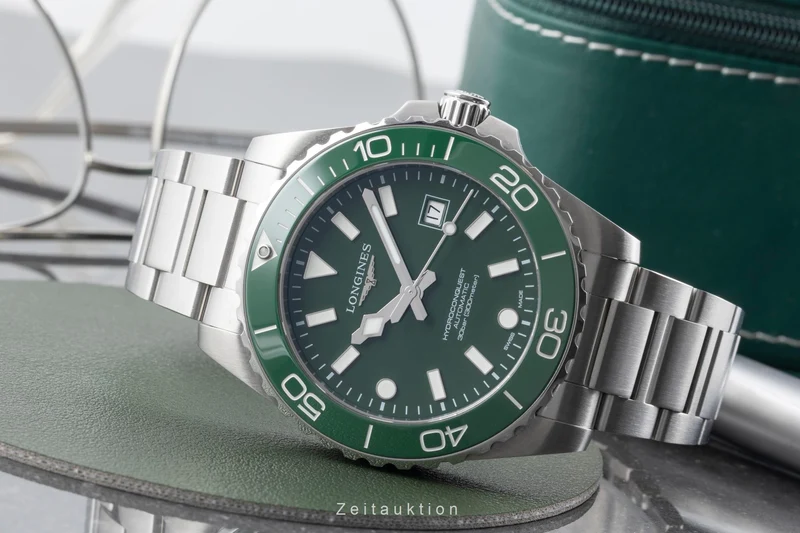 Longines Hydro Conquest steel automatic men's watch L3.788.4.06.6 LP: 2150EUR [2604727]
