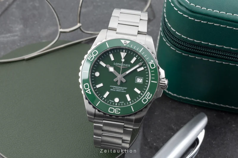 Longines Hydro Conquest steel automatic men's watch L3.788.4.06.6 LP: 2150EUR [2604727]