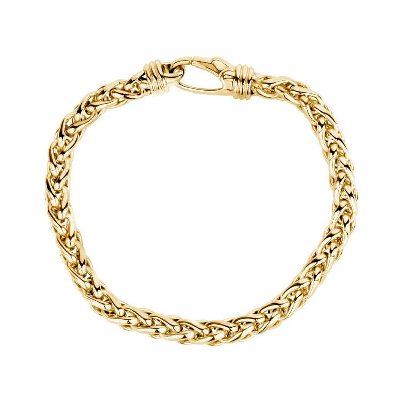 Designer Weizen-Kettenarmband | 6MM