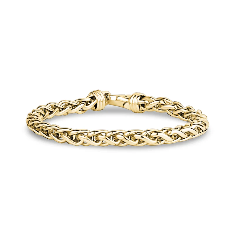 Designer Weizen-Kettenarmband | 6MM
