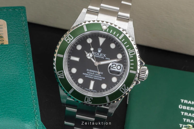 Rolex Submariner steel automatic men's watch 16610LV [2604762]
