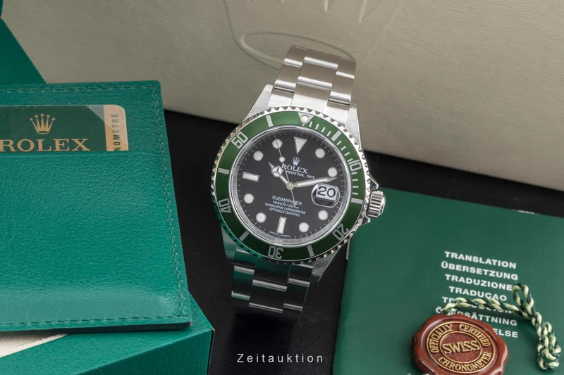 Rolex Submariner steel automatic men's watch 16610LV [2604762]