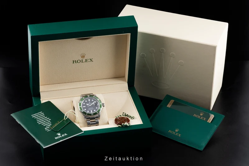 Rolex Submariner steel automatic men's watch 16610LV [2604762]