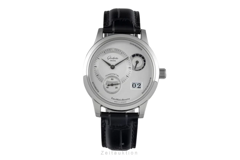 Glashütte PanoMaticReserve steel automatic men's watch 90-03-02-02-04 [2604372]
