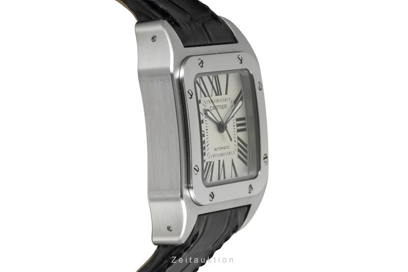 Cartier Santos 100 steel automatic men's watch W20106X8 [2604131]