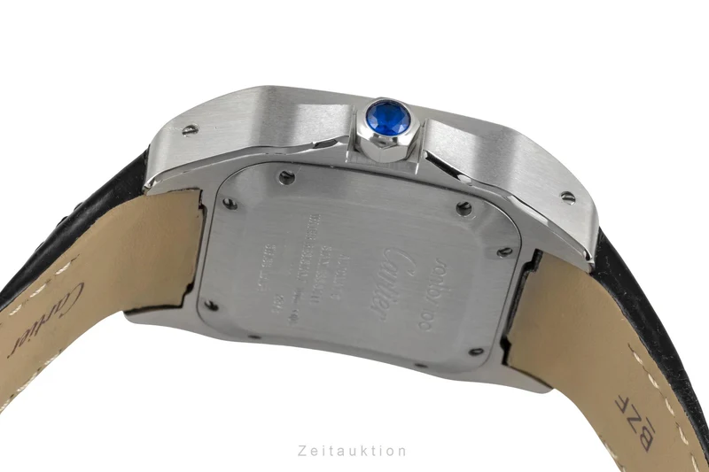 Cartier Santos 100 steel automatic men's watch W20106X8 [2604131]