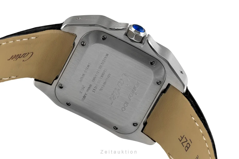 Cartier Santos 100 steel automatic men's watch W20106X8 [2604131]