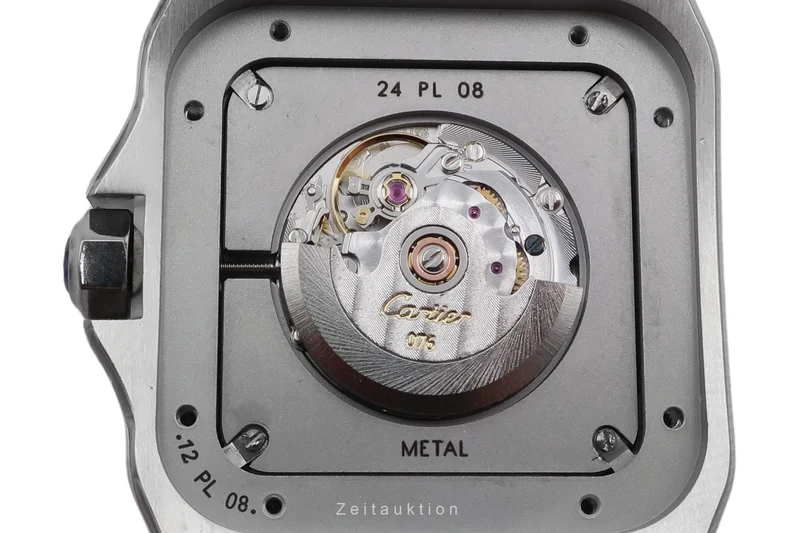 Cartier Santos 100 steel automatic men's watch W20106X8 [2604131]