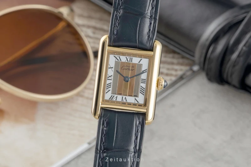 Cartier Tank silver-gilt quartz women's watch 5057001 [2604699]