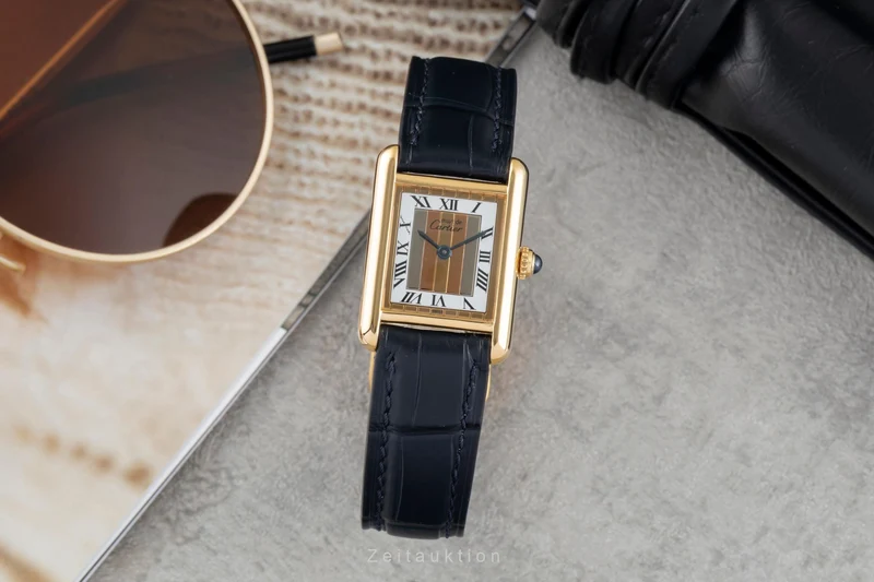 Cartier Tank silver-gilt quartz women's watch 5057001 [2604699]