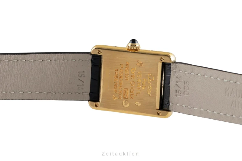 Cartier Tank silver-gilt quartz women's watch 5057001 [2604699]