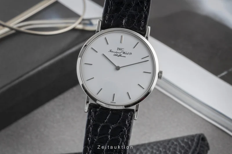 IWC Portofino 18 ct white gold manual winding men's watch IW201003 [2603417]
