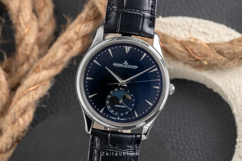 Jaeger LeCoultre Master Ultra Thin steel automatic men's watch Q1368470 ,176.8.64.S [2604761]