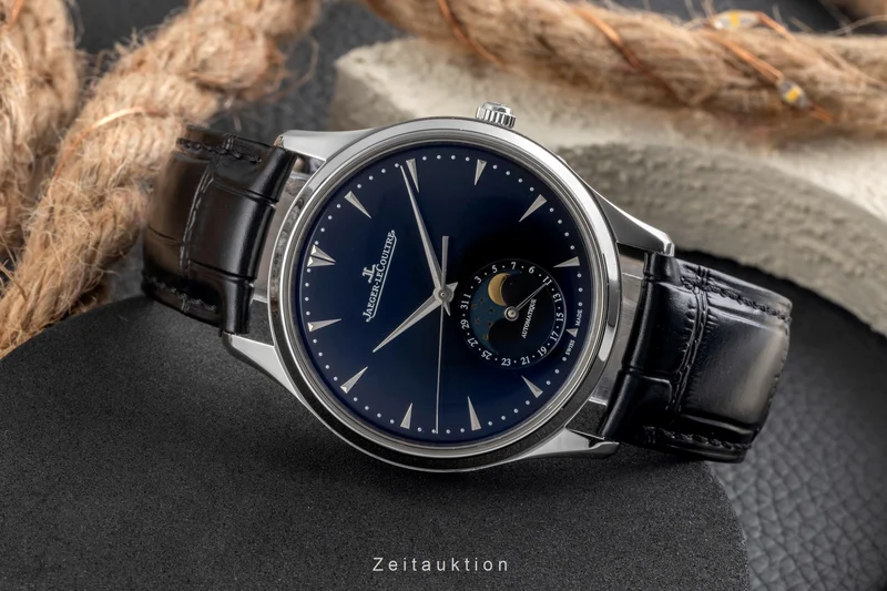 Jaeger LeCoultre Master Ultra Thin steel automatic men's watch Q1368470 ,176.8.64.S [2604761]