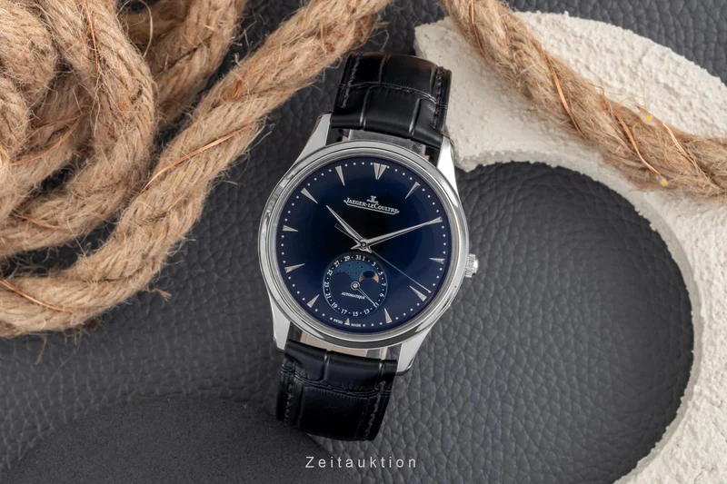 Jaeger LeCoultre Master Ultra Thin steel automatic men's watch Q1368470 ,176.8.64.S [2604761]