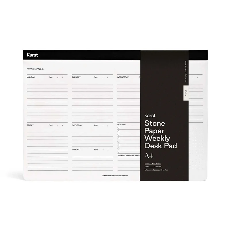 WEEKLY DESK PAD | WOCHENPLANER | A4 | KarstGoods