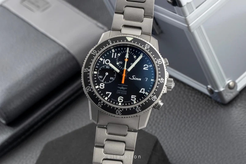Sinn 103 chronograph titanium automatic men's watch 103.0793 LP: 3360EUR [2604630]