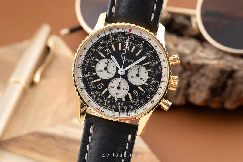 Sinn 903 PL chronograph gilt / steel manual winding men's watch 903 PL [2604022]