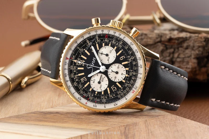 Sinn 903 PL chronograph gilt / steel manual winding men's watch 903 PL [2604022]