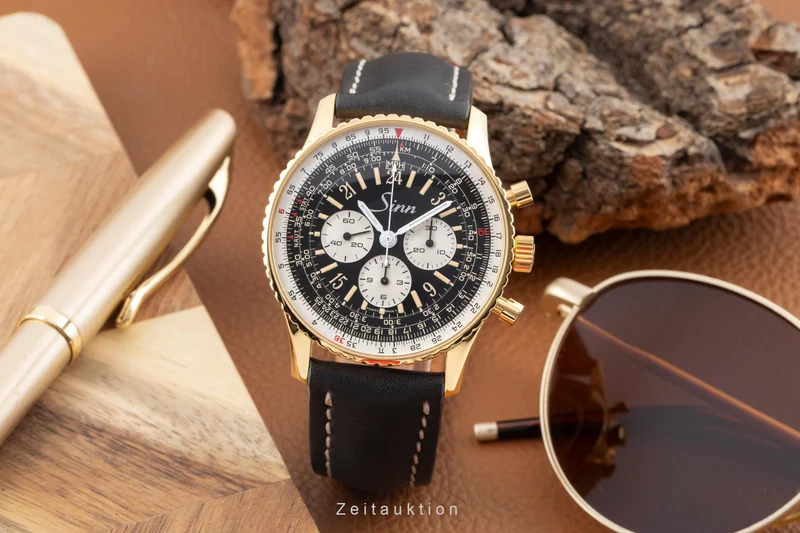 Sinn 903 PL chronograph gilt / steel manual winding men's watch 903 PL [2604022]