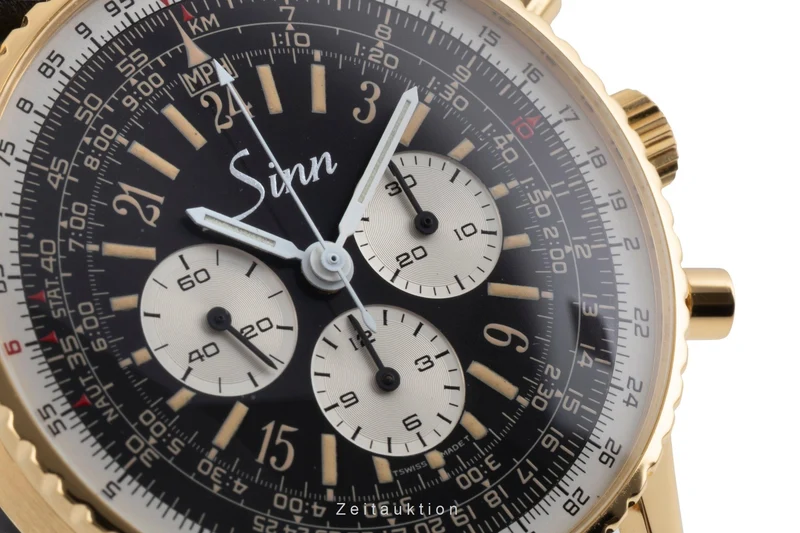 Sinn 903 PL chronograph gilt / steel manual winding men's watch 903 PL [2604022]