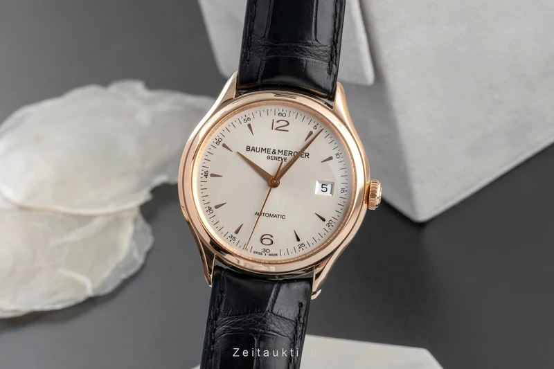 Baume & Mercier Clifton 18 ct red gold automatic men's watch M0A10058 65719 LP: 6100EUR [2604938]