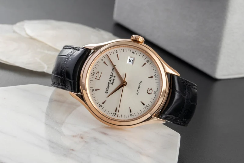 Baume & Mercier Clifton 18 ct red gold automatic men's watch M0A10058 65719 LP: 6100EUR [2604938]