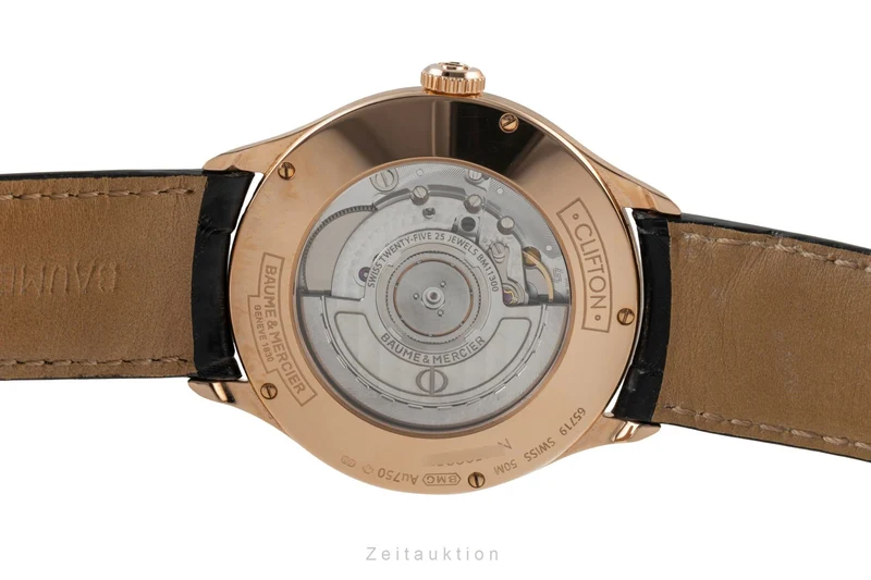 Baume & Mercier Clifton 18 ct red gold automatic men's watch M0A10058 65719 LP: 6100EUR [2604938]