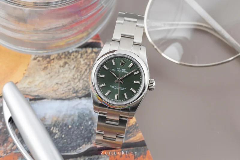 Rolex Oyster Perpetual steel automatic women's watch 176200 [2605046]