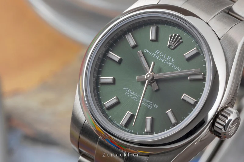 Rolex Oyster Perpetual steel automatic women's watch 176200 [2605046]