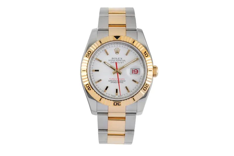 Rolex Datejust Turn-O-Graph steel / gold automatic men's watch 116263 [2605063]