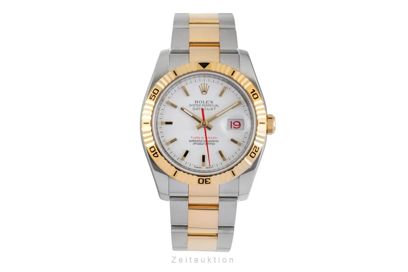 Rolex Datejust Turn-O-Graph steel / gold automatic men's watch 116263 [2605063]