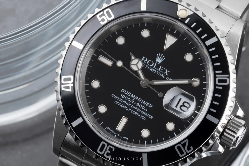 Rolex Submariner steel automatic men's watch 16610 [2604930]