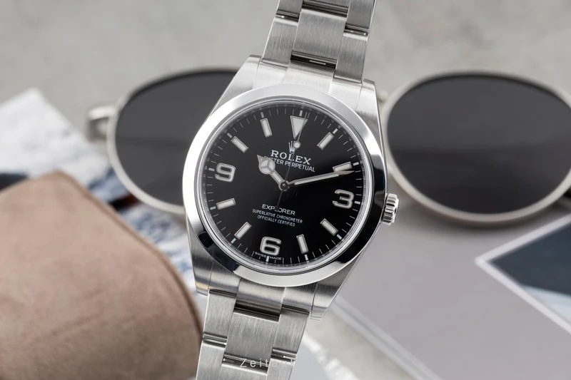 Rolex Explorer steel automatic men's watch 214270 [2604616]