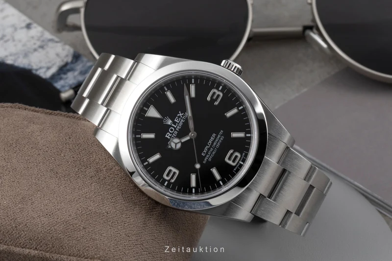 Rolex Explorer steel automatic men's watch 214270 [2604616]