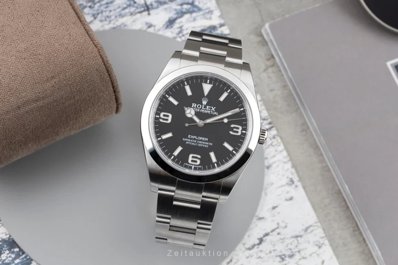 Rolex Explorer steel automatic men's watch 214270 [2604616]