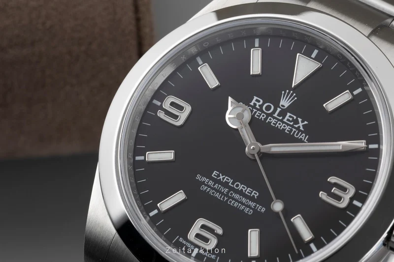 Rolex Explorer steel automatic men's watch 214270 [2604616]