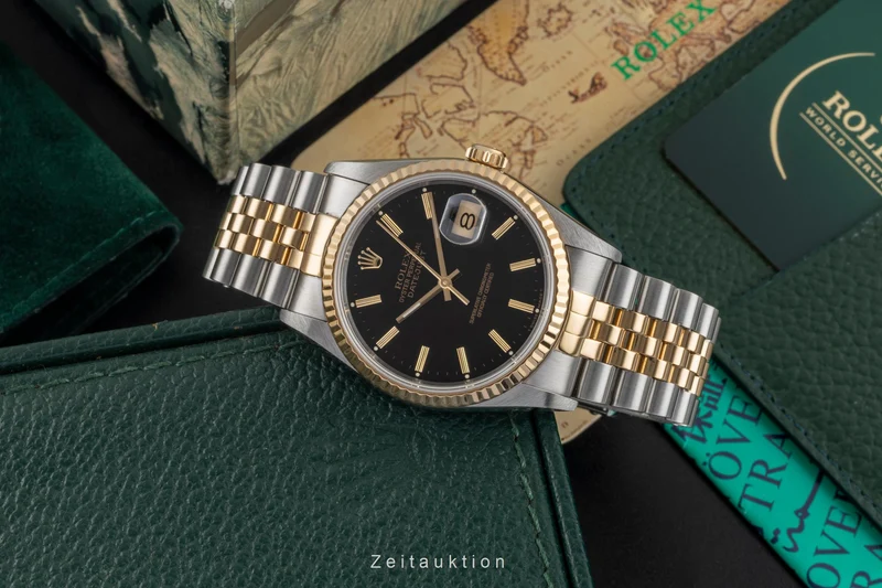 Rolex Datejust steel / gold automatic men's watch 16233 LP: 15350EUR [2604353]