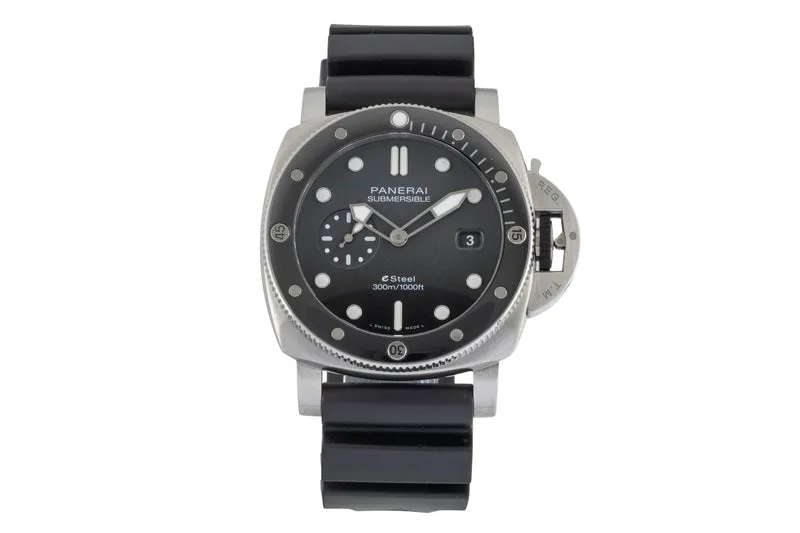 Panerai Submersible steel automatic men's watch PAM01288 LP: 11800EUR [2604598]