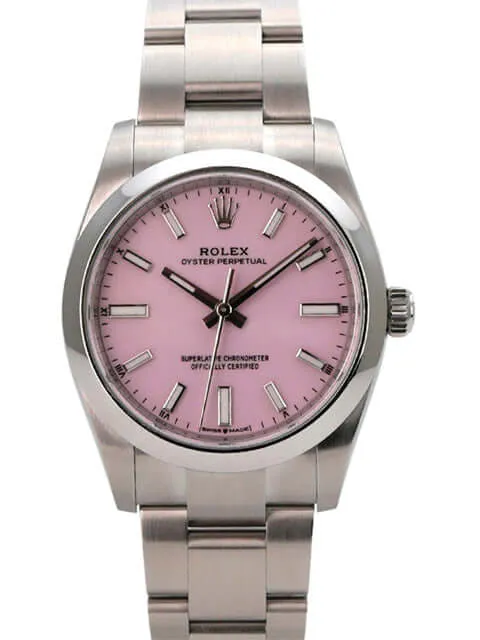 Rolex Oyster Perpetual 34 mm 124200 Candy Pink