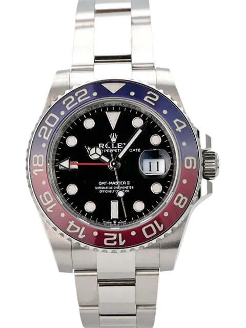 Rolex GMT-Master II Edelstahl 126710BLRO Oyster-Band